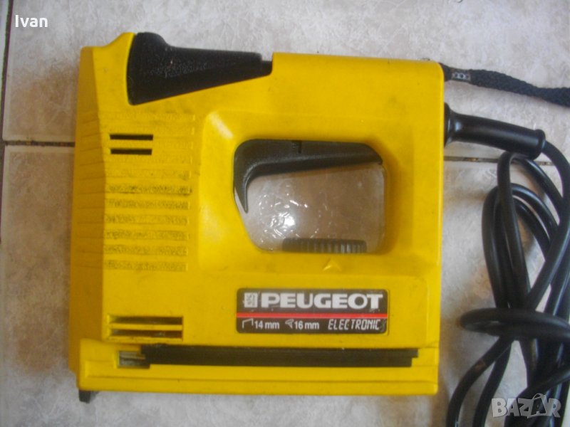 Пежо-Професионален-Електрически Такер-Дърводелски-Отличен-14-16 мм-PEUGEOT ELECTRONIC, снимка 1