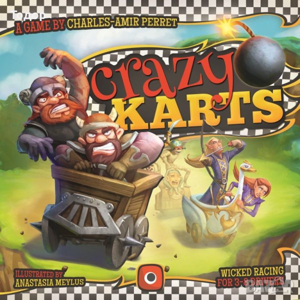 настолна игра Crazy Karts board game, снимка 1