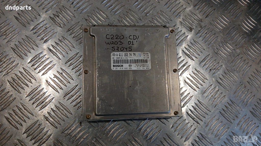 Компютър Mercedes C220 CDI W203 2001г. A6111537479 0281010608 , снимка 1