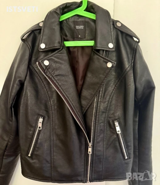 Яке от изкуствена кожа, снимка 1