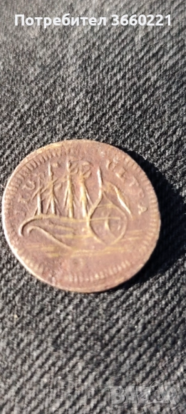 монета корабен жетон, снимка 1
