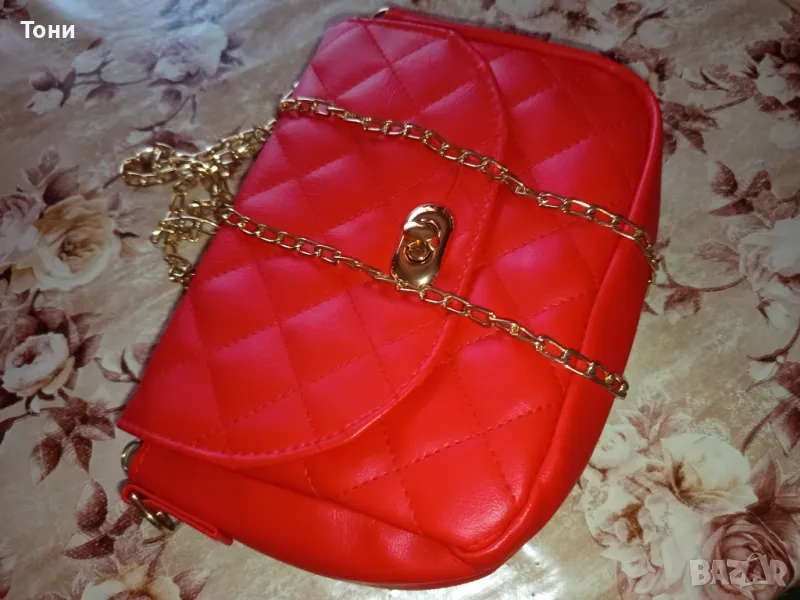 Нова Кожена Дамска Чанта, снимка 1