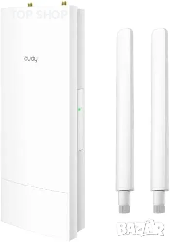 Нов Високоефективен Wi-Fi 6 рутер за открито, водоустойчив, MU-MIMO, снимка 1