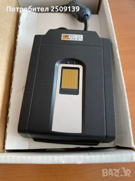 USB Скенер/четец за пръстови отпечатъци + card reader, снимка 1