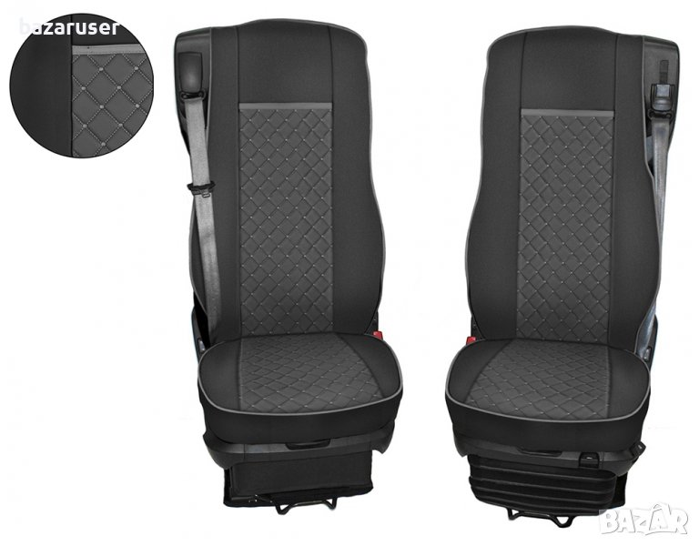 К-т Тапицерия LKW DAF XF 106 (2015-2021) Сиво, снимка 1