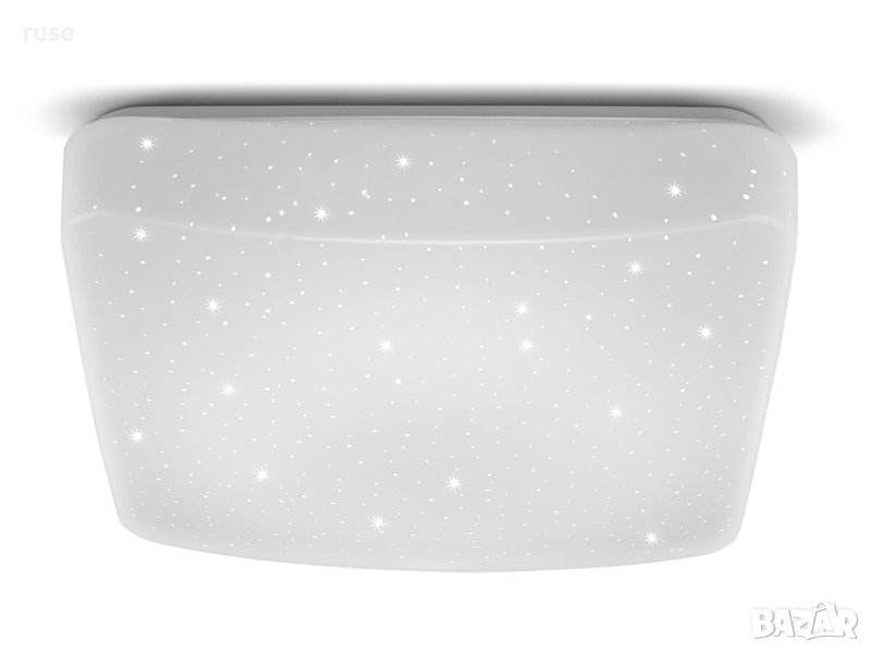 НОВИ! LED плафон звезден ефект квадрат 13W/1050Im, снимка 1