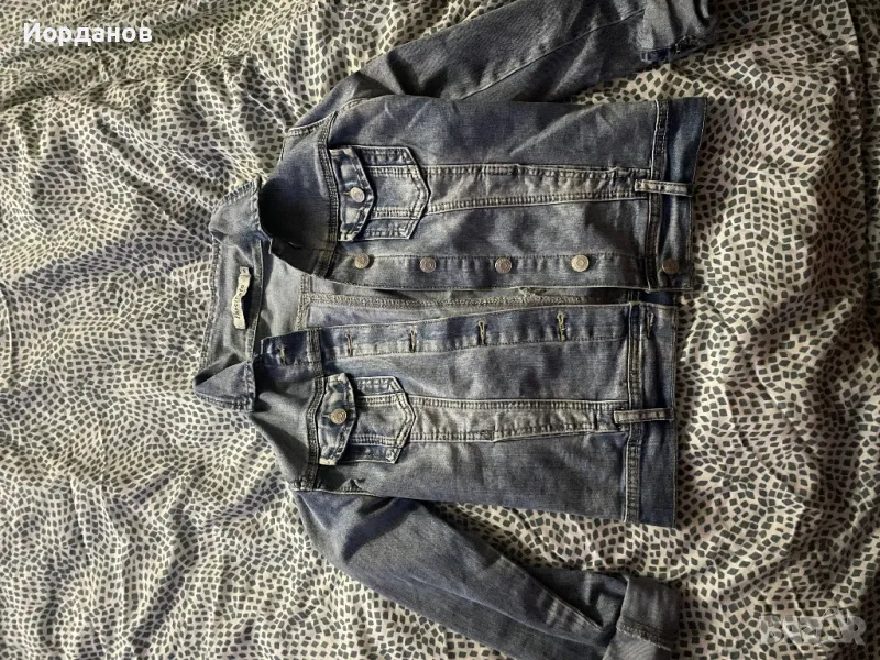 Дамско дънково яке, снимка 1