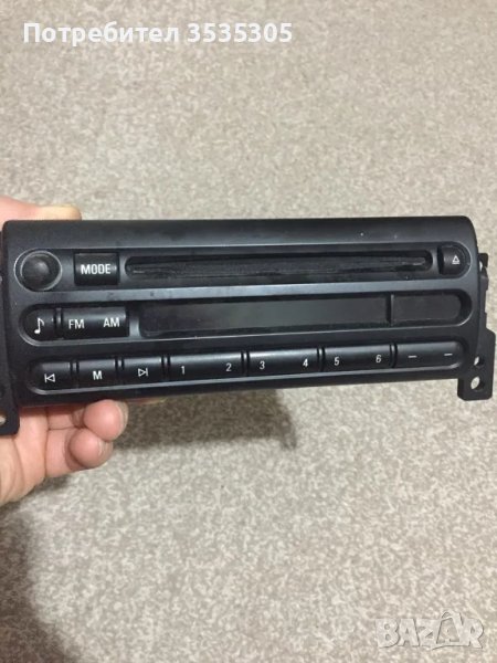 02-06 BMW Group Mini Cooper Alpine Model CD53 R50 AM/FM Radio CD MP3 PlayeBECKER  касетофон Радио СД, снимка 1