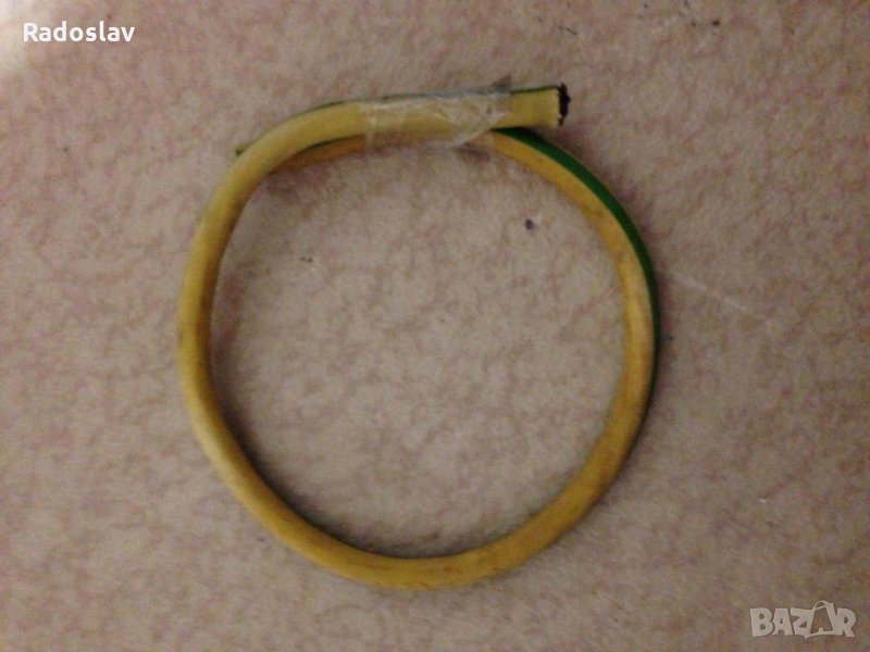 Кабел 1х25 мм Жълто зелен , снимка 1