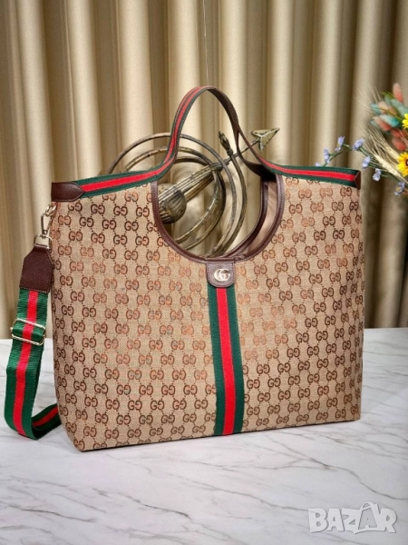 чанти GUCCİ Giglio Large Tote Bag ↔️ 45 cm ↕️ 35 см , снимка 1