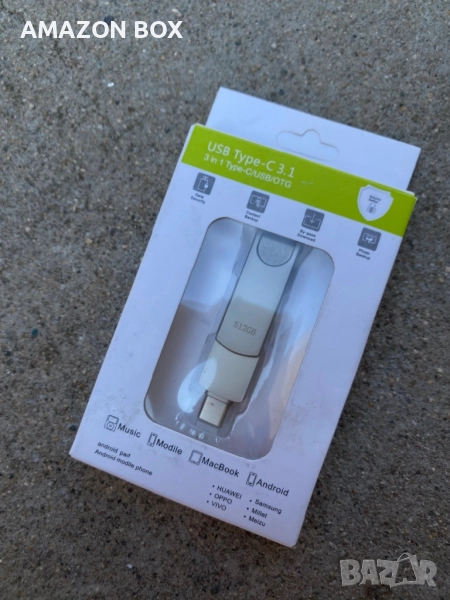 НАМАЛЕНИЕ! 512GB флашка с USB и TypeC, снимка 1