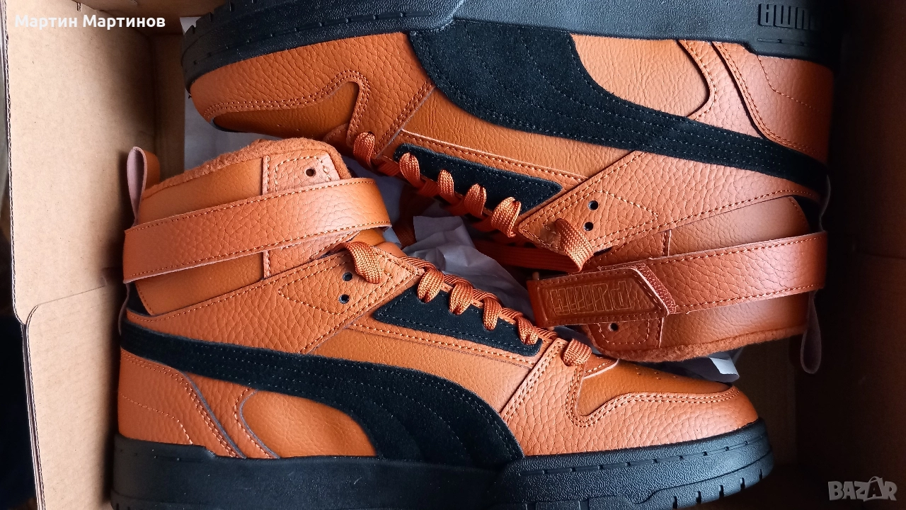 Мъжки маратонки PUMA от естествена кожа, снимка 1