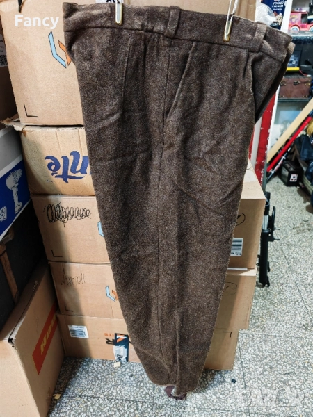 Мъжки вълнени панталони тип клин, снимка 1