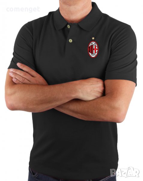 НОВО! Мъжки поло тениски AC MILAN ITALY / МИЛАН ИТАЛИЯ! Или поръчай с твоя идея!, снимка 1