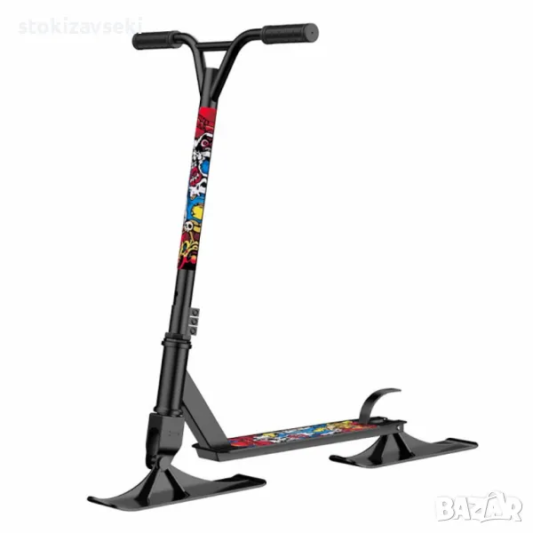 Екстремна тротинетка 2 в 1 за сняг и асфалт, снимка 1