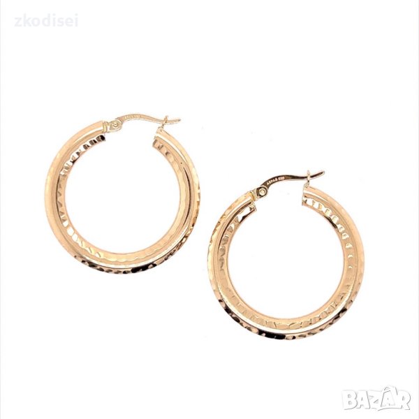 Златни обеци 2,85гр. 14кр. проба:585 модел:20401-2, снимка 1