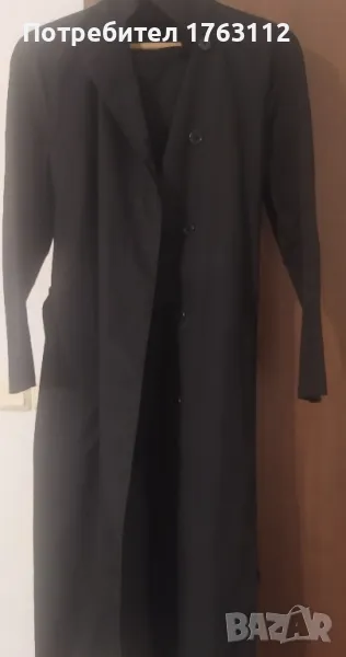 French connection дамски шлифер, размер 10/M, с копчета, колан и цепка отзад, снимка 1