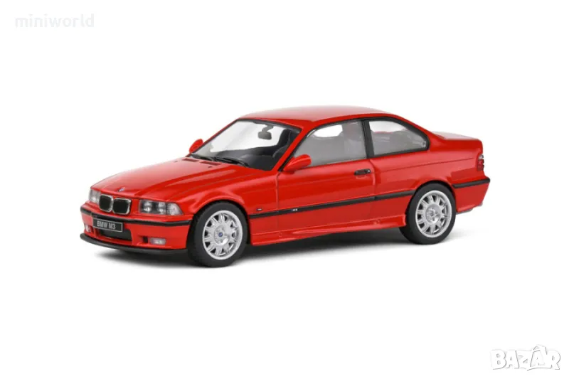 BMW M3 Coupe E36 1999 - мащаб 1:43 на Solido моделът е нов в PVC дисплей-кейс, снимка 1