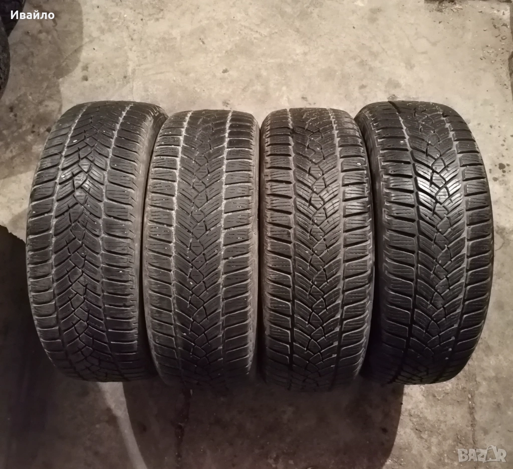 Продавам 4 броя Зимни гуми 195.55.16 на 1 сезон дот 2019 Fulda , снимка 1