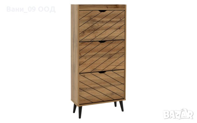 Шкаф за обувки в рустикален стил