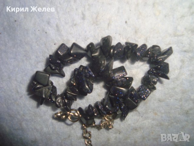 СКЪПОЦЕННА АРТ ГРИВНА от НАТУРАЛЕН АВАНТЮРИН КАМЪЧЕТА ХЕНД МЕЙД БИЖУ 30683, снимка 6 - Гривни - 37912739