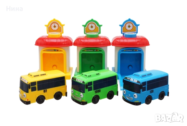 Комплект Автобуси с катапулти, снимка 2 - Коли, камиони, мотори, писти - 51727836