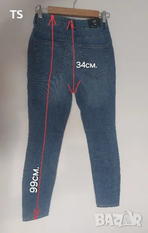 Дамски дънки H&M EUR 36, снимка 6 - Дънки - 47756657