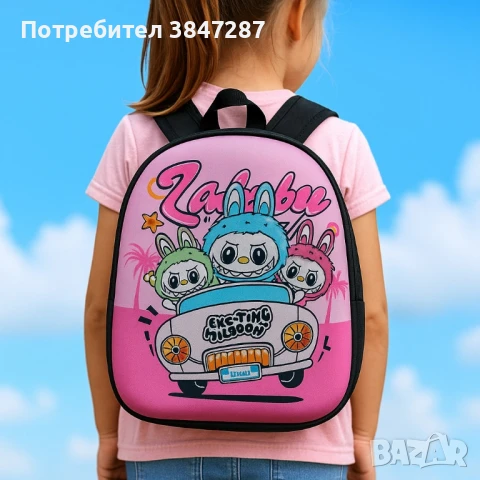 Детски раници Labubu – удобство, стил и настроение за всяко дете, снимка 6 - Раници - 51351013