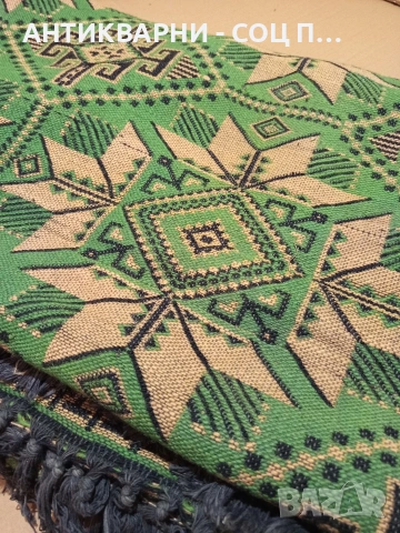 Соц Стар Голям Ръчно Тъкан Килим Размер 420см./220см. НОМЕР 678., снимка 5 - Антикварни и старинни предмети - 53407343