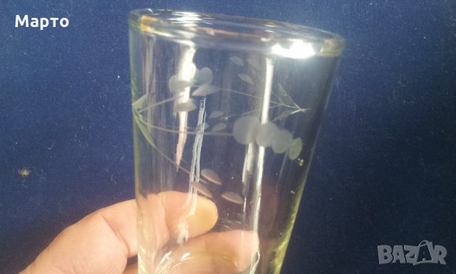 Ретро чаши за алкохол с гравюра 6 бр, снимка 4 - Чаши - 28129053