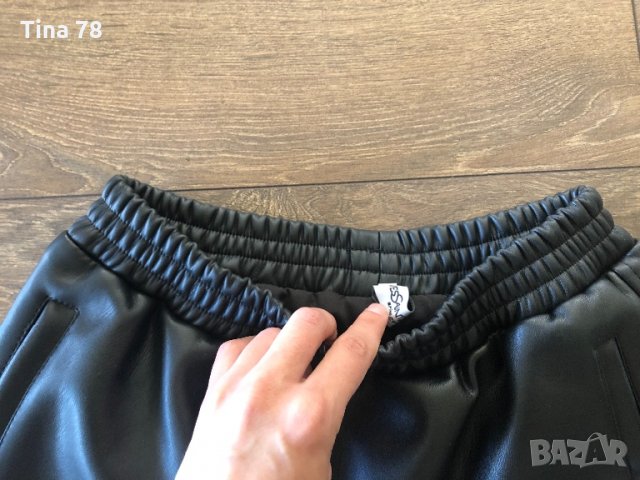 Ysl дамски кожени панталонки , снимка 3 - Панталони - 27027967