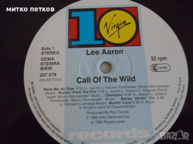 плоча Lee Aaron, снимка 3 - Грамофонни плочи - 52468929