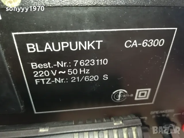 BLAUPUNKT CA-6300 DECK RECEIVER-ВНОС SWISS 0403251529, снимка 8 - Ресийвъри, усилватели, смесителни пултове - 49359345