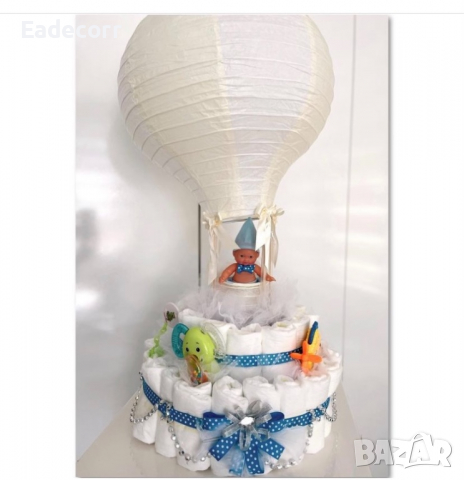 Торта от памперси , снимка 2 - Други - 33716078