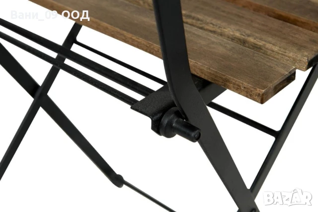 Сгъваем градински сет маса плюс 2 стола, снимка 2 - Градински мебели, декорация  - 50718771