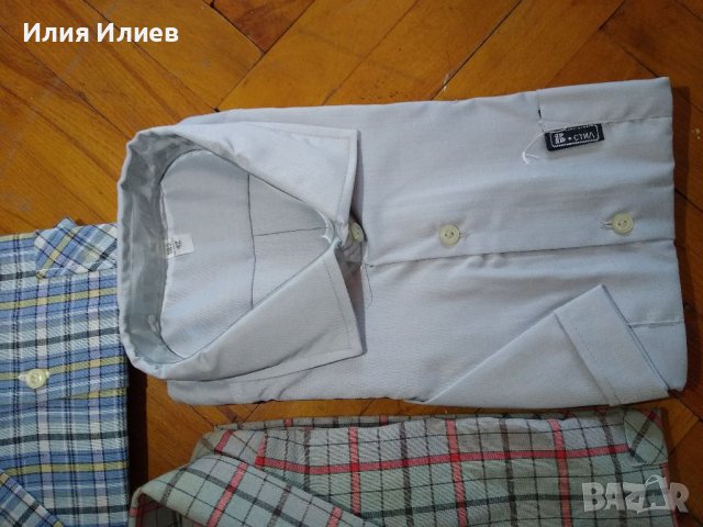 Нови мъжки памучни ризи, 6 броя, снимка 5 - Ризи - 38365042