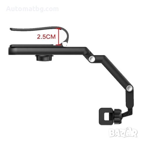 Стойка за телефон Automat, Щипка, За сенник, Въртяща, снимка 6 - Аксесоари и консумативи - 40628540