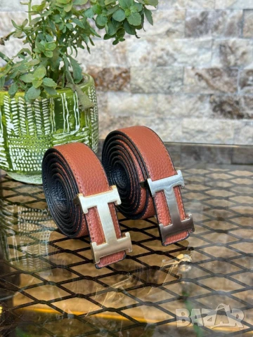 колани от естествена кожа в кутия  valentino garavani hermes guess chanel, снимка 8 - Колани - 50776378