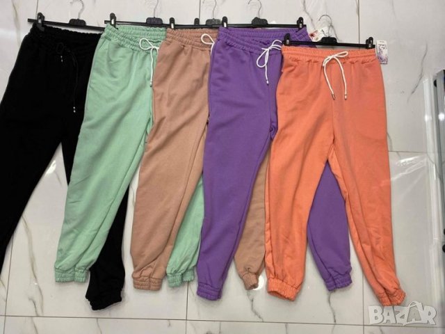  Спортен памучен панталон в коралов цвят , снимка 3 - Панталони - 28919796