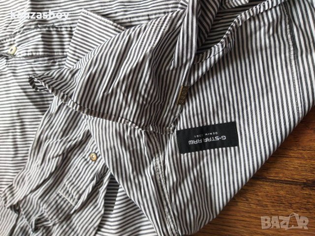 g-star - страхотна мъжка риза, снимка 5 - Ризи - 32452155