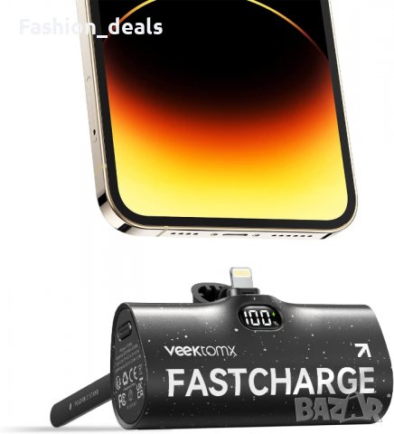 Нова малка външна батерия Преносимо зарядно устройство Power Bank, снимка 1 - Аксесоари за Apple - 39909727