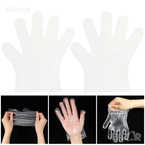 5374 Ръкавици за еднократна употреба, 100 броя, снимка 5 - Други - 47699811