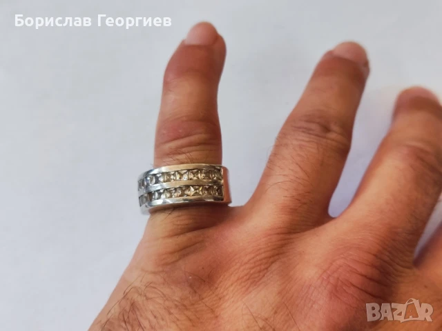 Сребърен пръстен 925, снимка 5 - Пръстени - 51337378