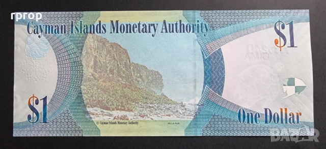 Кайманови острови.
1 долар.
2025 година.
UNC., снимка 2 - Нумизматика и бонистика - 48819442
