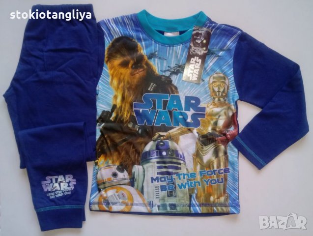 Комплект /пижама със Star Wars, размери 116 и 128, снимка 1 - Детски пижами - 26586723
