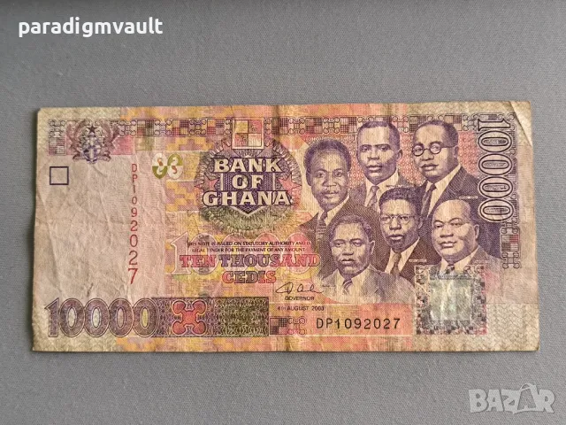 Банкнота - Гана - 10 000 седи | 2003г.