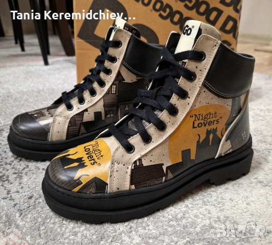 DOGO Night Lovers - Дамски дизайнерски вегански кожени боти