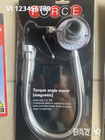 Градусомер Force магнитен 1/2”, снимка 2 - Други инструменти - 50760731