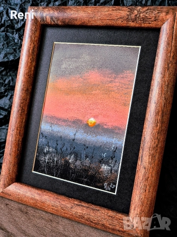 Нов ден, малка картина, оригинал, снимка 3 - Картини - 52858962