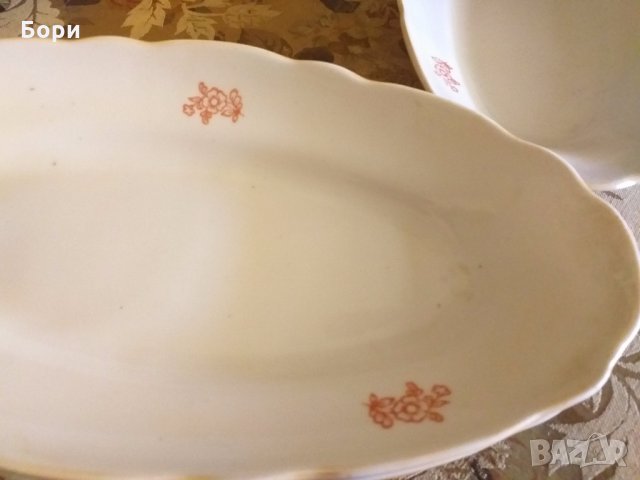Български порцелан плата, снимка 3 - Чинии - 33192790
